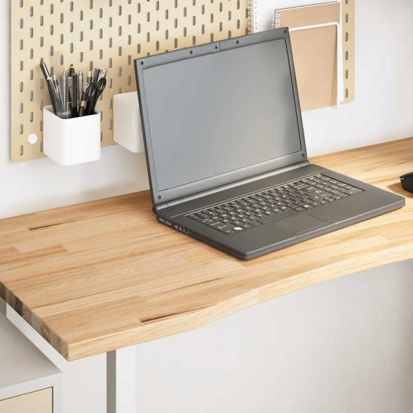 ARDEBO.de - Schreibtischplatte Unbehandelt 120x60x2,5 cm Massivholz Eiche