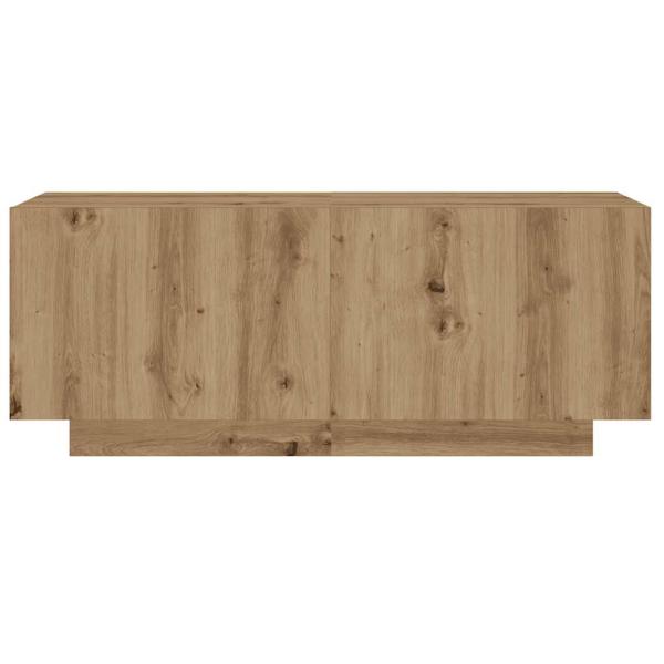 TV-Schrank mit LED-Leuchten Artisan-Eiche 200x35x40 cm