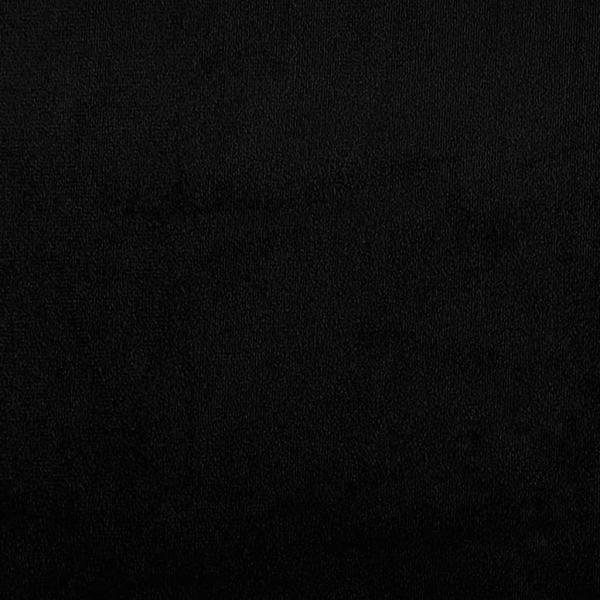 3-tlg. Sofagarnitur mit Kissen Schwarz Mikrofasergewebe