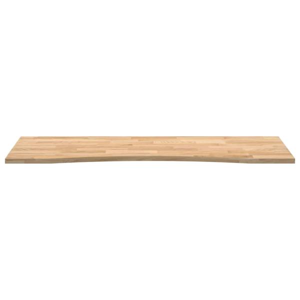 Schreibtischplatte Unbehandelt 140x60x2,5 cm Massivholz Eiche