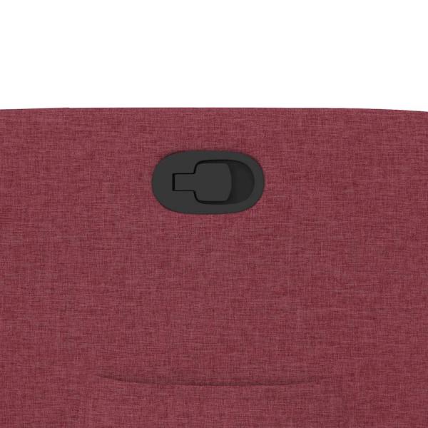 ARDEBO.de - Relaxsessel Weinrot Stoff