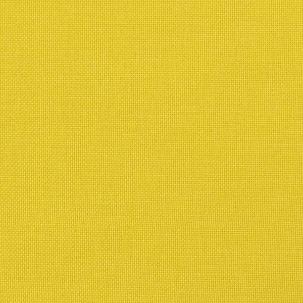 2-tlg. Sofagarnitur mit Kissen Hellgelb Stoff