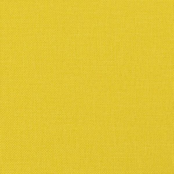 3-tlg. Sofagarnitur mit Kissen Hellgelb Stoff