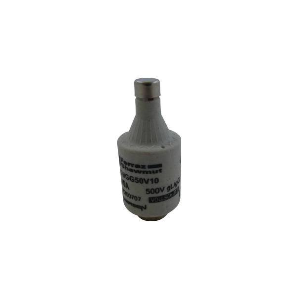 ARDEBO.de Mersen DIIGG50V10/6F Sicherungseinsatz gG DII, E27, AC500V, 6/10A, rot (D213558)
