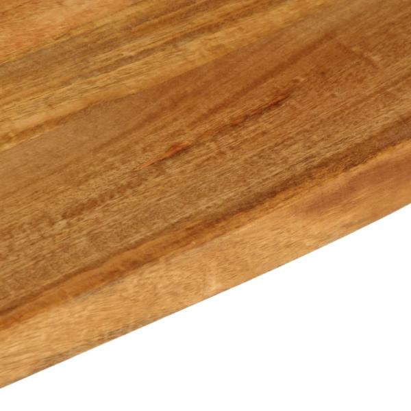 ARDEBO.de - Tischplatte mit Baumkante 120x60x2,5 cm Massivholz Mango