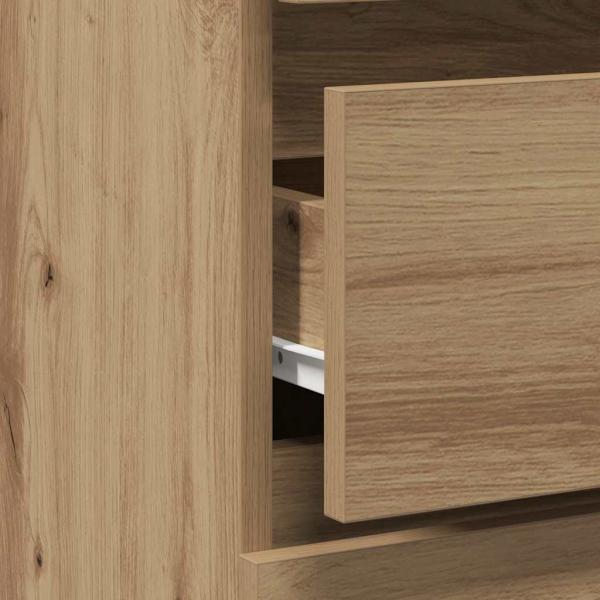 Nachttisch Artisan-Eiche 40x35x62,5 cm Holzwerkstoff
