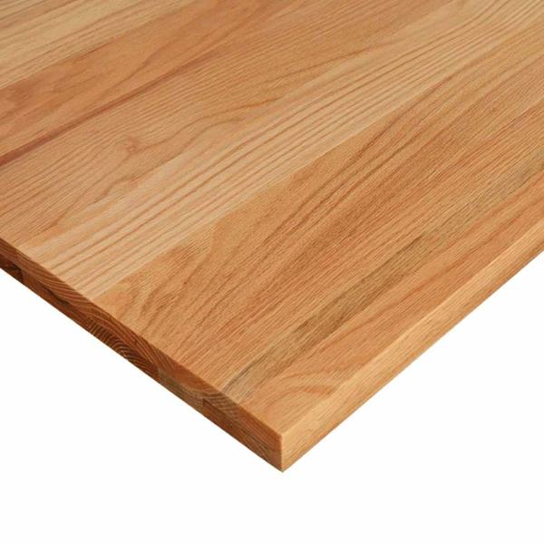 Tischplatte Hellbraun 180x120x4,2cm Massivholz Eiche Rechteckig