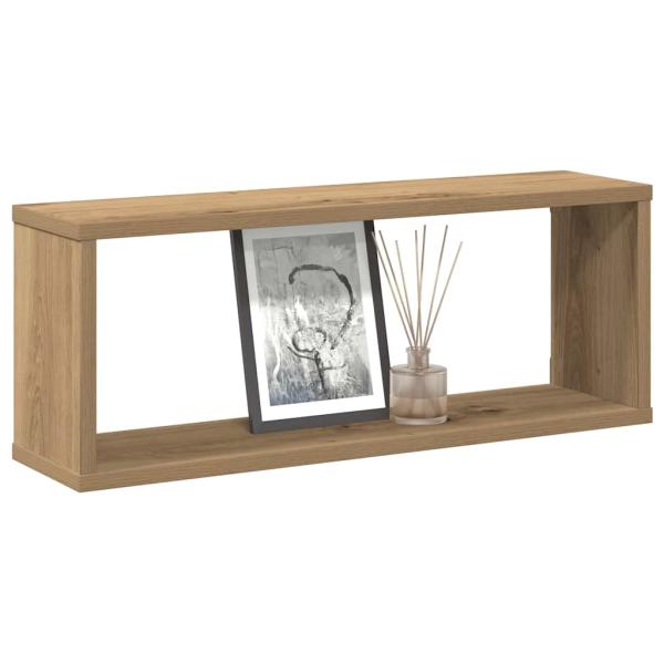 ARDEBO.de - Wandregale 4 Stk. Artisan-Eiche 60x15x23 cm Holzwerkstoff