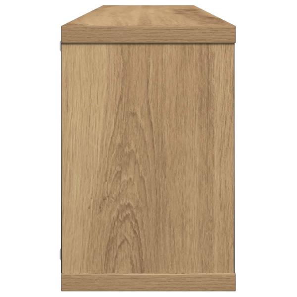 Wandregale 4 Stk. Artisan-Eiche 60x15x23 cm Holzwerkstoff