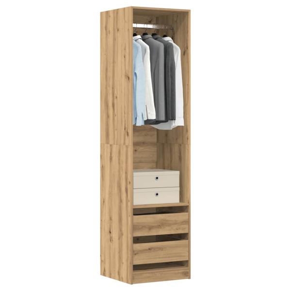 ARDEBO.de - Kleiderschrank Artisan-Eiche 50x50x200 cm Holzwerkstoff