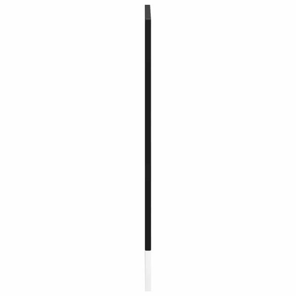 Geschirrspülerblende Porto Schwarz 60x1,5x67 cm Holzwerkstoff