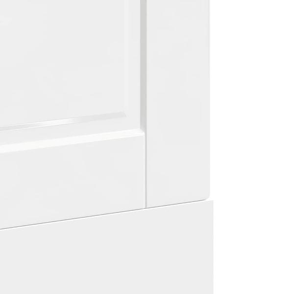 Geschirrspülerblende Porto Hochglanz-Weiß 60x1,5x67 cm