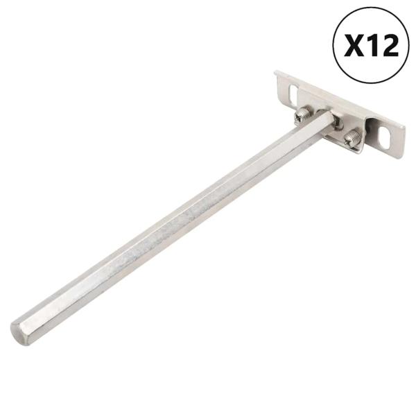 ARDEBO.de - Regalträger Schwebend 12 Stk. Unsichtbar Ø12x200 mm