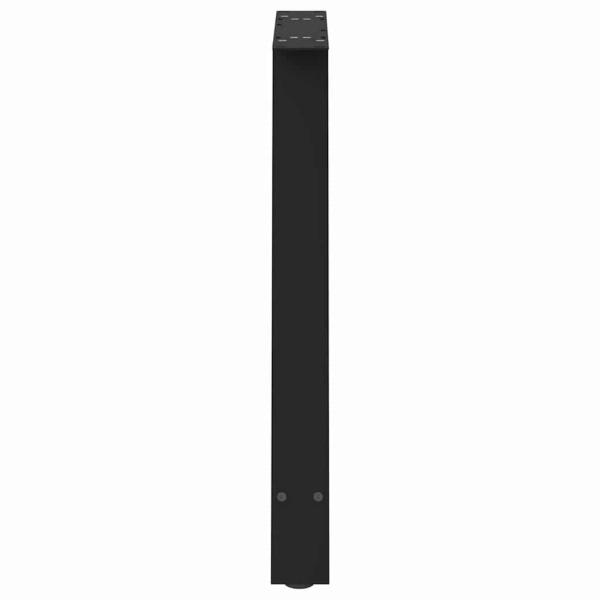 Couchtischbeine A-Form 2 Stk. Schwarz 70x(72-73) cm Stahl