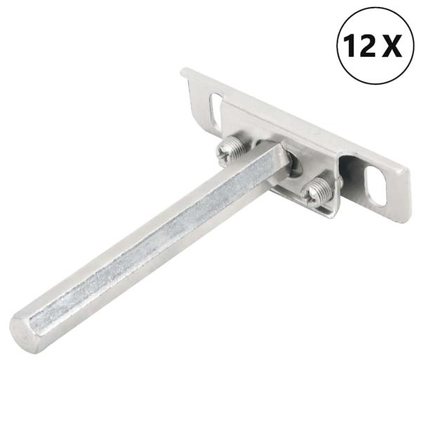 ARDEBO.de - Regalträger Schwebend 12 Stk. Unsichtbar Ø12x100 mm