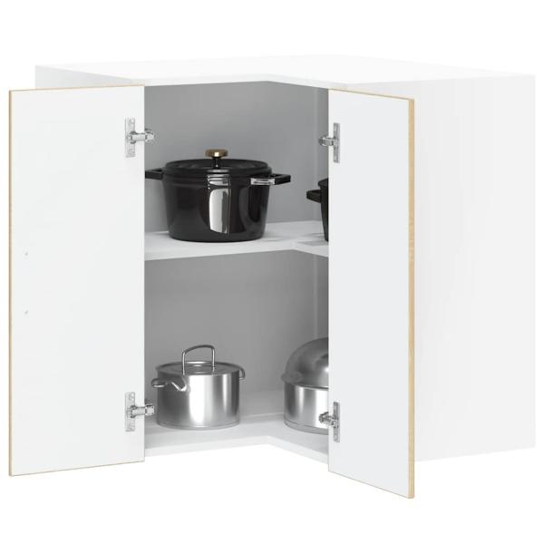 ARDEBO.de - Küchen-Eckhängeschrank Porto Sonoma-Eiche Holzwerkstoff