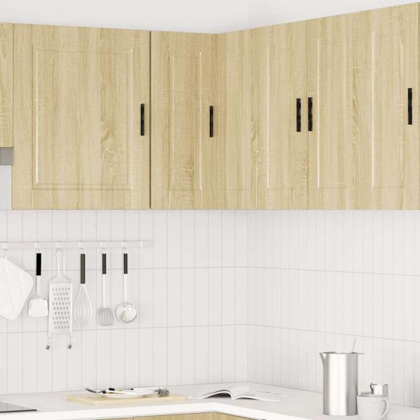 Küchen-Eckhängeschrank Porto Sonoma-Eiche Holzwerkstoff