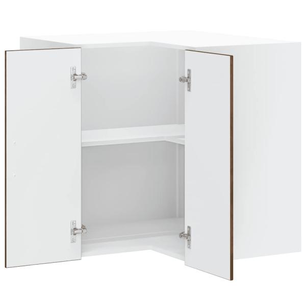 Küchen-Eckhängeschrank Porto Räuchereiche Holzwerkstoff