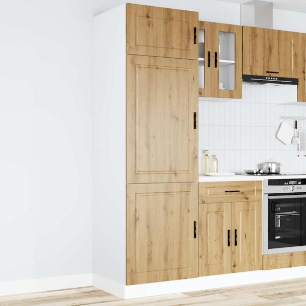 ARDEBO.de - Küchenschrank Porto Artisan-Eiche Holzwerkstoff