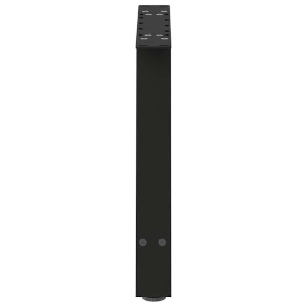 Couchtischbeine A-Form 2 Stk. Schwarz 60x(42-43) cm Stahl