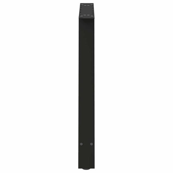 Esstischbeine A-Form 2 Stk. Schwarz 90x(72-73) cm Stahl