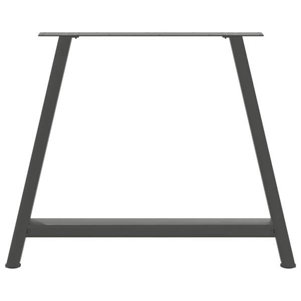 Couchtischbeine A-Form 2 Stk. Anthrazit 90x(72-73) cm Stahl