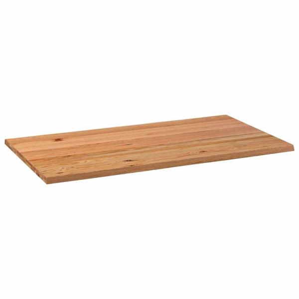 ARDEBO.de - Tischplatte Hellbraun 180x100x4,2cm Massivholz Eiche Rechteckig