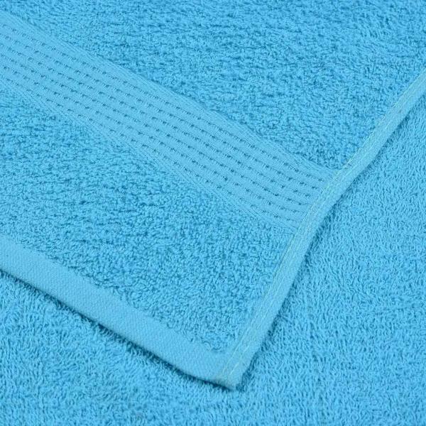 Gästetücher 10 Stk. Türkis 30x50 cm 360 g/m² 100% Baumwolle