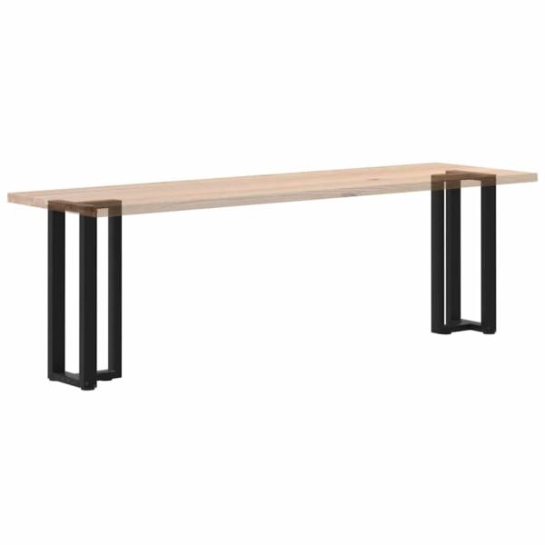 ARDEBO.de - Konsolentischbeine T-Form 2 Stk. Schwarz 38x25x(72-73) cm Stahl