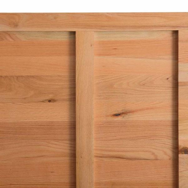Tischplatte Hellbraun 280x120x4,2cm Massivholz Eiche Rechteckig