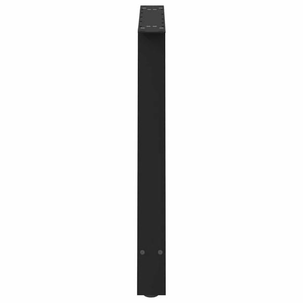 Couchtischbeine A-Form 2 Stk. Schwarz 100x(72-73) cm Stahl