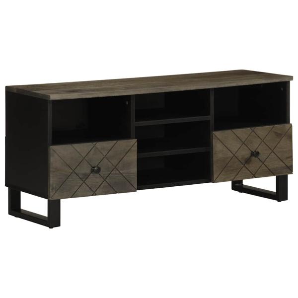 ARDEBO.de - TV-Schrank 100x33x46 cm Massivholz Mango