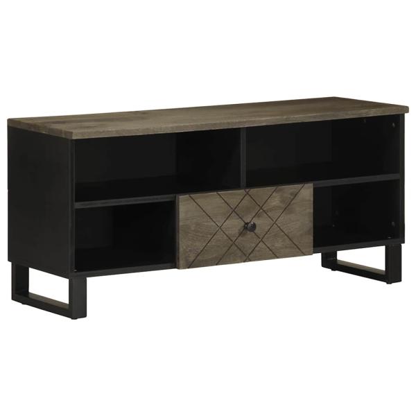 ARDEBO.de - TV-Schrank 100x33x46 cm Massivholz Mango