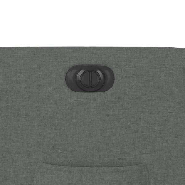 Relaxsessel Elektrisch Dunkelgrau Stoff