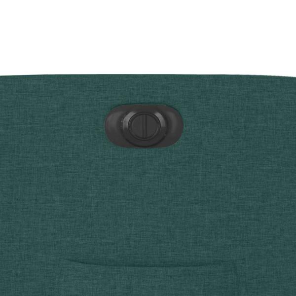 Relaxsessel Elektrisch Dunkelgrün Stoff