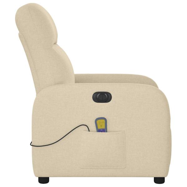 ARDEBO.de - Massagesessel Elektrisch Creme Stoff