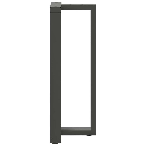 Bartischbeine T-Form 2 Stk. Anthrazit 50x35x(101-102) cm Stahl