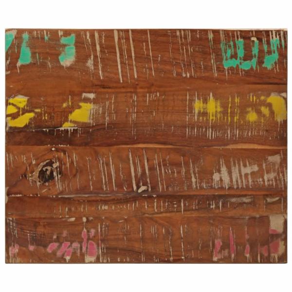 ARDEBO.de - Tischplatte 60x50x2,5 cm Rechteckig Altholz Massiv