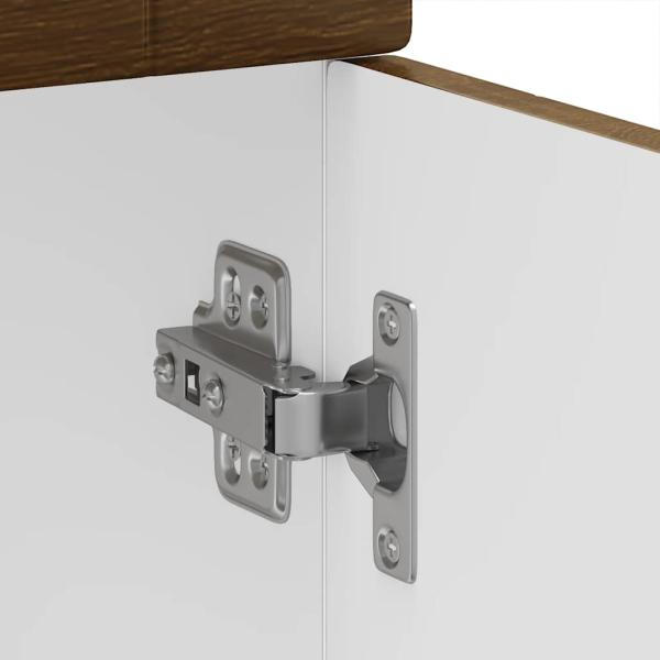 ARDEBO.de - Küchenunterschrank Porto Braun Eichen-Optik Holzwerkstoff