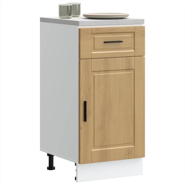 ARDEBO.de - Küchenunterschrank Porto Artisan-Eiche Holzwerkstoff