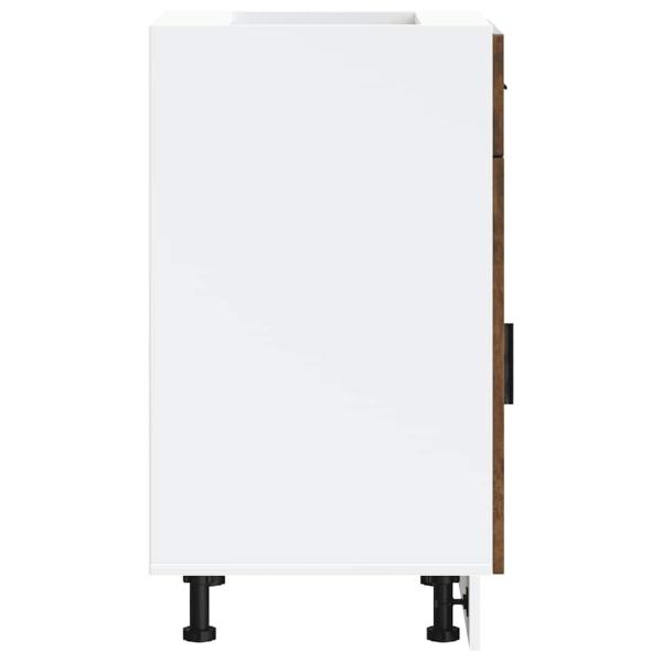 Küchenunterschrank Porto Räuchereiche Holzwerkstoff