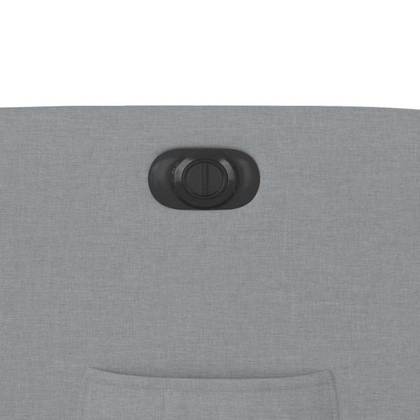 Relaxsessel Elektrisch Hellgrau Stoff