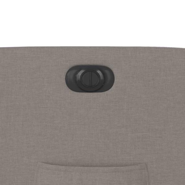 Relaxsessel Elektrisch Taupe Stoff