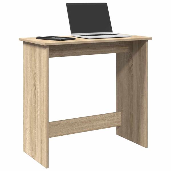 ARDEBO.de - Schreibtisch Sonoma-Eiche 80x40x75 cm Holzwerkstoff