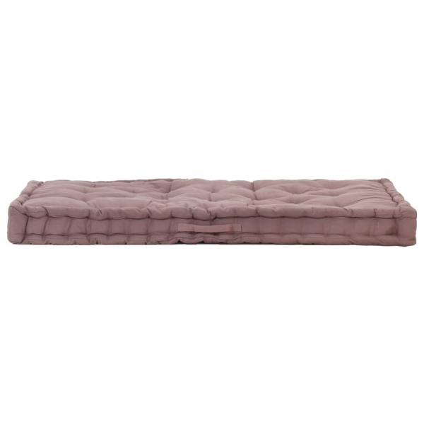 Palettenauflagen 2 Stk. Baumwolle Taupe