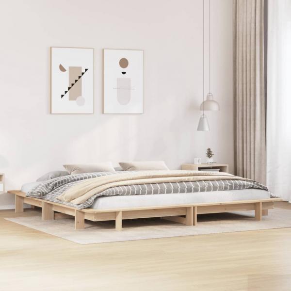 ARDEBO.de - Massivholzbett ohne Matratze 180x200 Kiefernholz