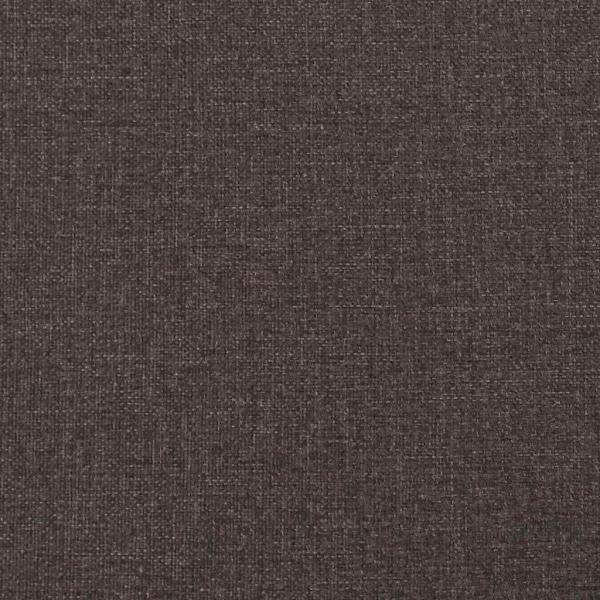Boxspringbett mit Matratze Dunkelbraun 140x200 cm Stoff