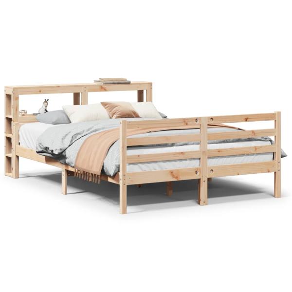 Bettgestell mit Kopfteil ohne Matratze 140x190 cm