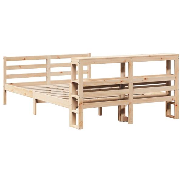 Bettgestell mit Kopfteil ohne Matratze 140x190 cm