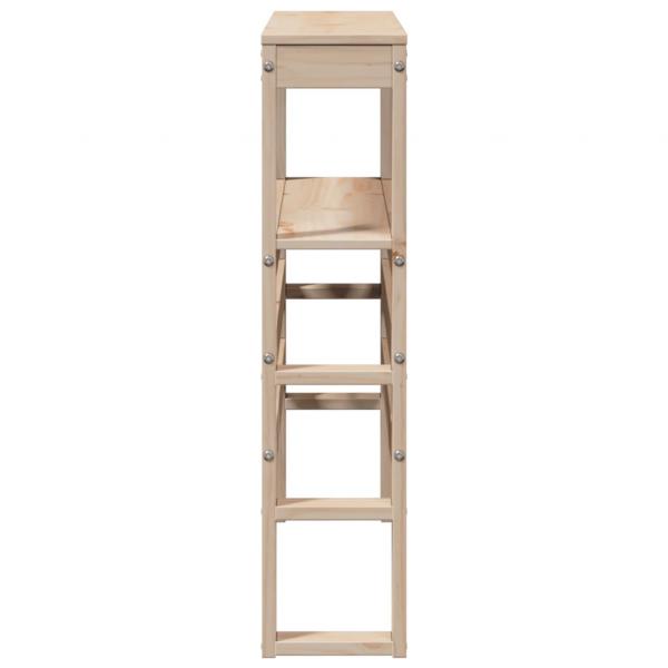 Kopfteil mit Ablagen 75 cm Massivholz Kiefer